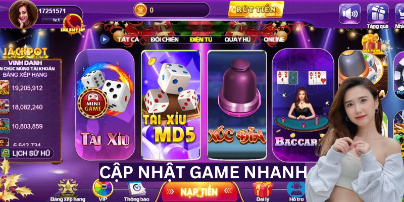 Các sản phẩm game sẽ được cập nhật sớm tại hệ thống