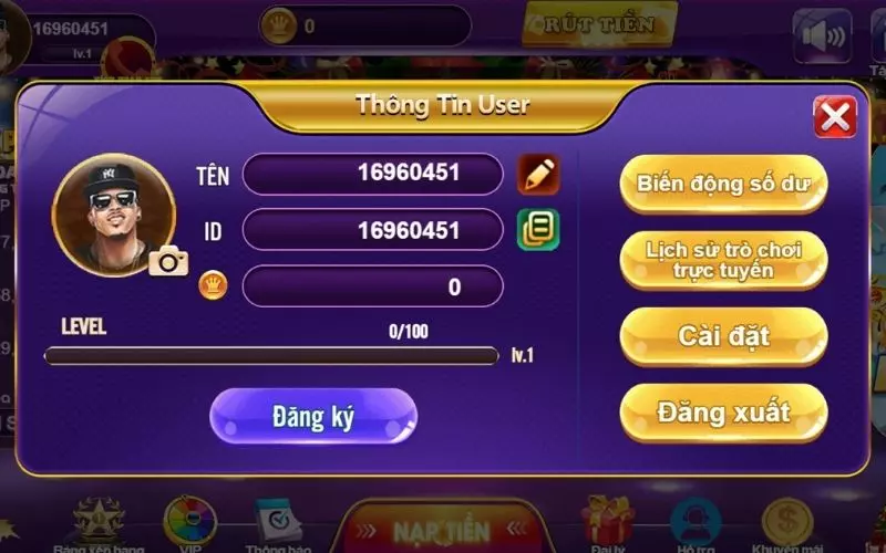 Truy cập vào 68 game bài