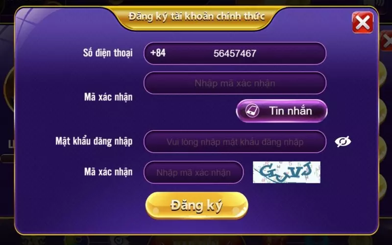 Thực hiện đăng ký tại sân chơi game bài 68 để cá cược cực nhanh chóng