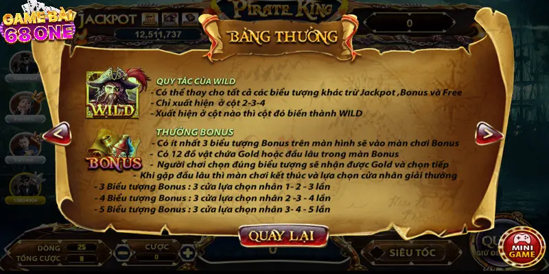 Các biểu tượng và chế độ đặc biệt có trong game này