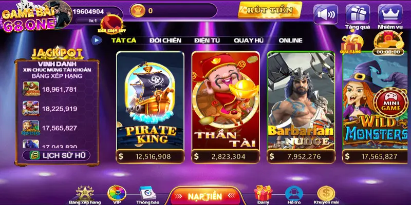 Những điểm đặc trưng của tựa game cực hấp dẫn trên 68 game bai